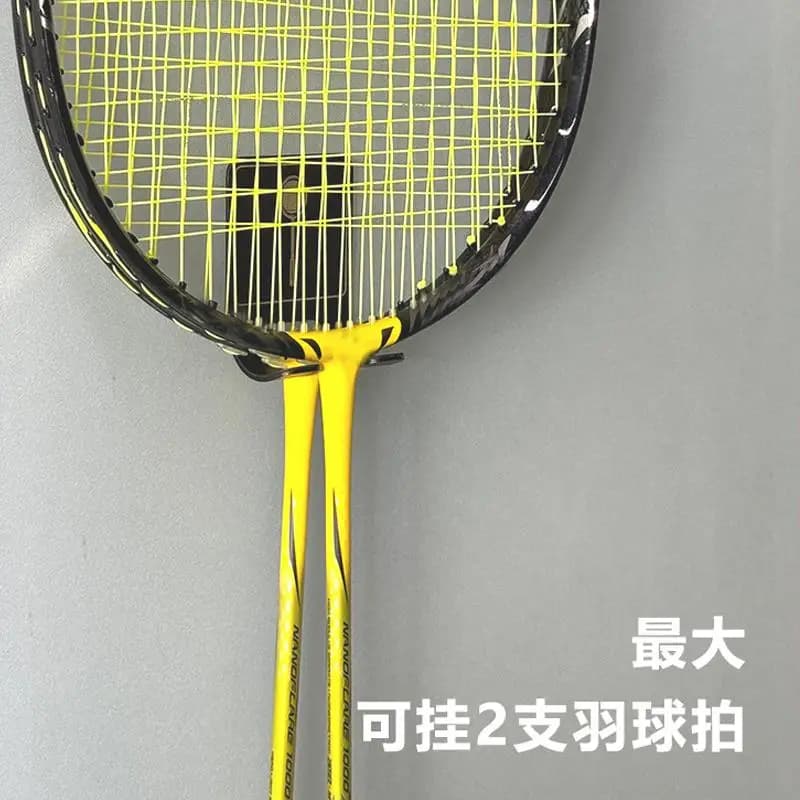 Nuovo Supporto Universale da Parete per Racchette da Tennis, Espositore Verticale in Acciaio Inox, Gancio da Parete per Racchette da Badminton