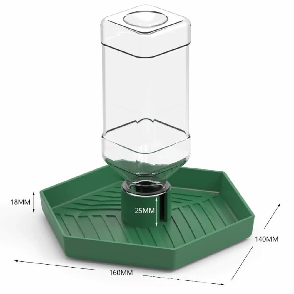 Feeding Supplies Automatic Turtle Food Bowl Anti-slip Small Water Dispenser Plastic Turtle Water Bowl Reptiles Pet