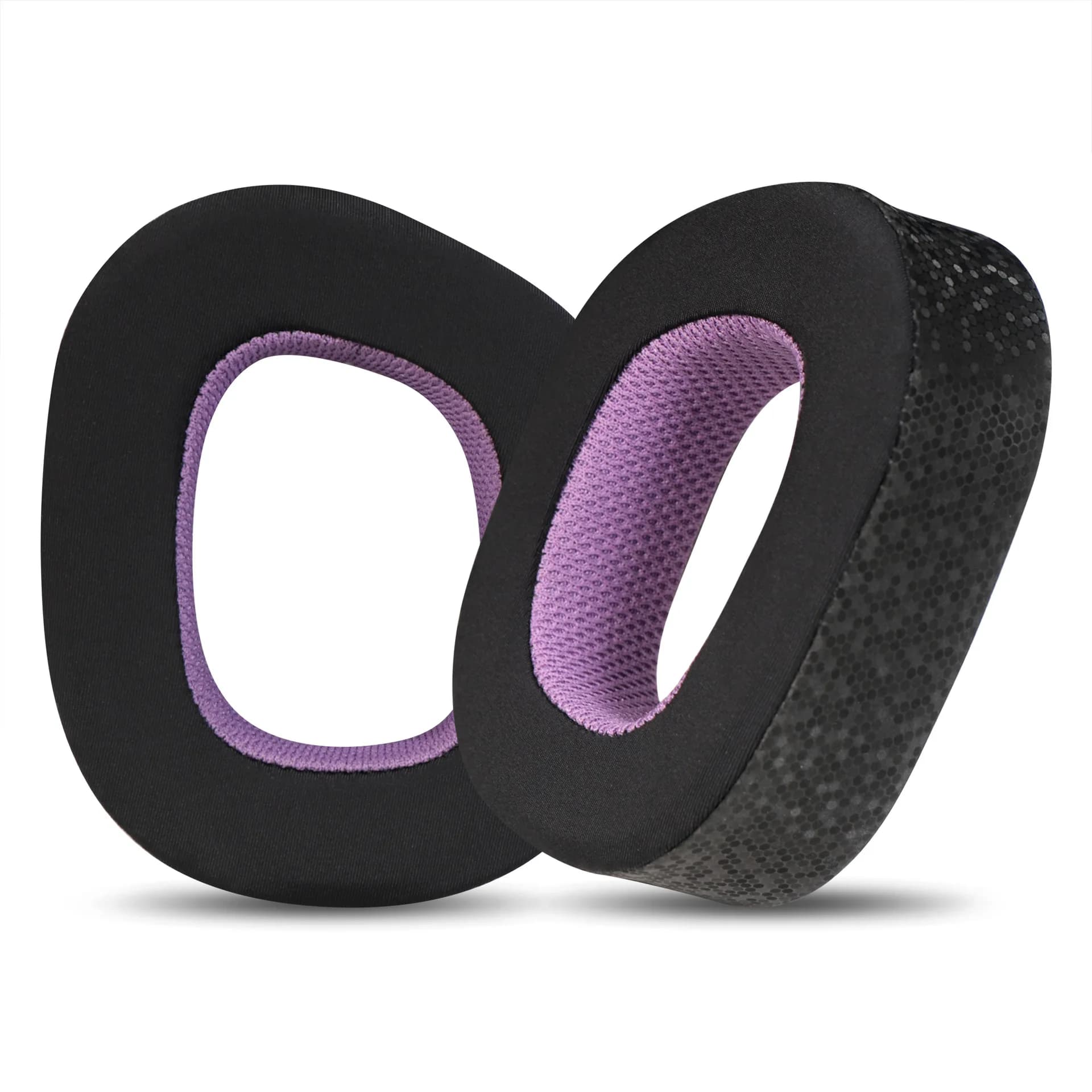 Cuscinetti auricolari in stile tessuto a rete traspirante/cuscinetti in memory foam ghiaccio con fibbia per corsair HS80 RGB, cuffie