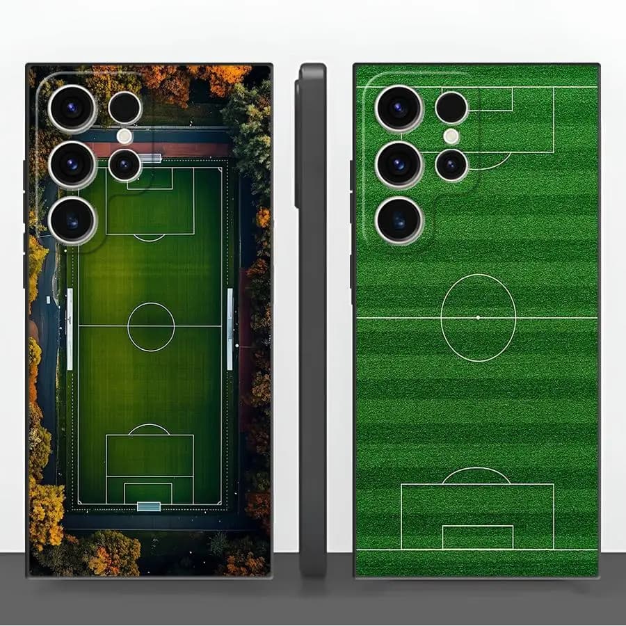 Custodia per Samsung Galaxy S26 S20 S23 Note 20 Ultra 8 9 10 S10 S9 S21 FE S25 Ultra S24 Plus, Cover per Telefono Creativa a Tema Calcio