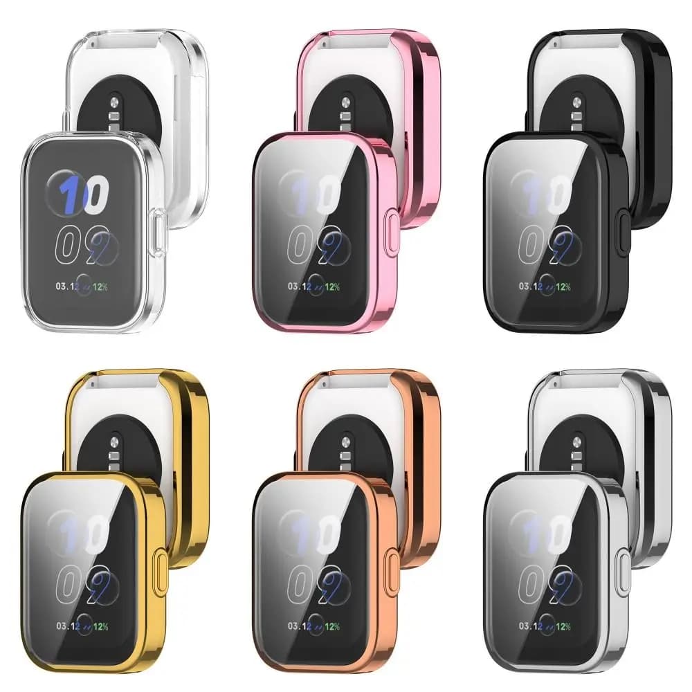 Custodia in TPU per Smart Watch a copertura totale morbida e semplice protezione per schermo antigraffio nuovi accessori per coperture protettive per paraurti