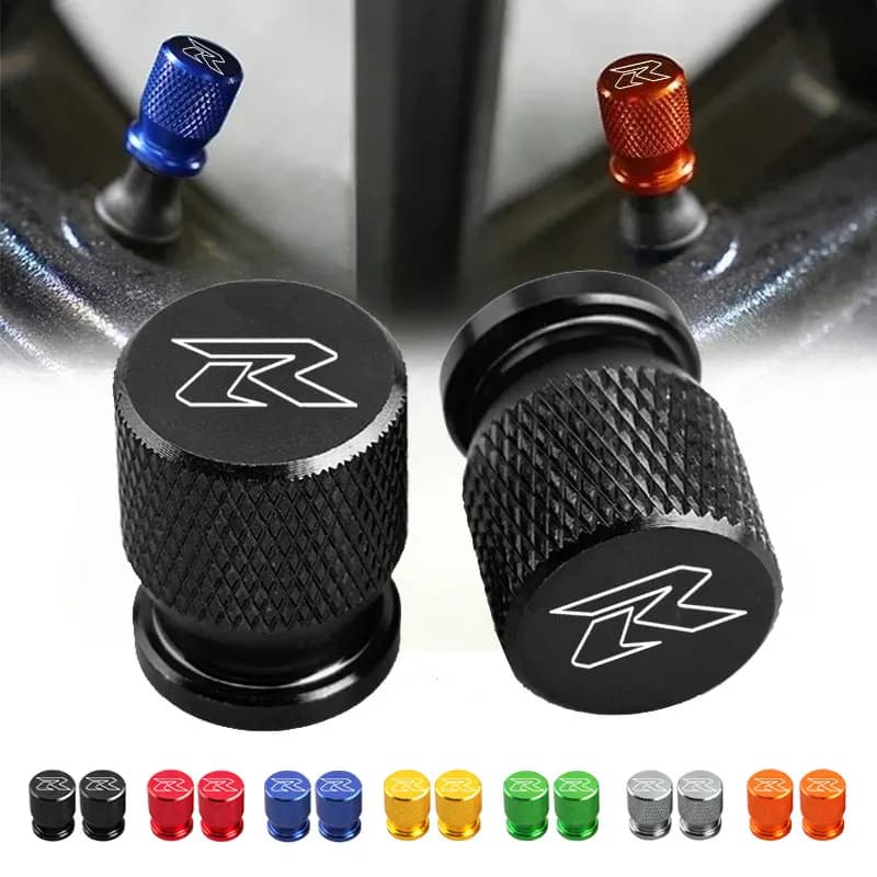 For SUZUKI GSXR 250 400 600 1000 750 GSR750 GSR 750 1000R Motorcycle Wheel Rubber Valve Pneumatic Stem Covers Airdust Waterproof