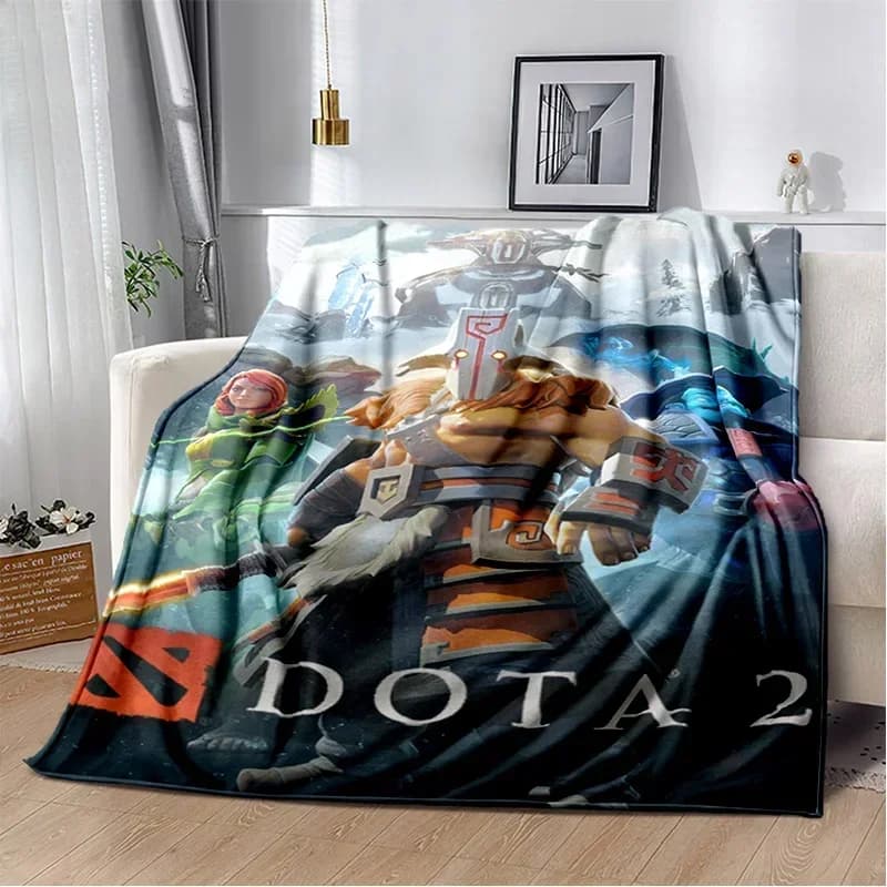 Coperta Morbida e Confortevole per Gamer di Dota, Coperta Classica per Casa, Camera da Letto, Divano, Picnic, Viaggio, Ufficio, Riposo, per Bambini