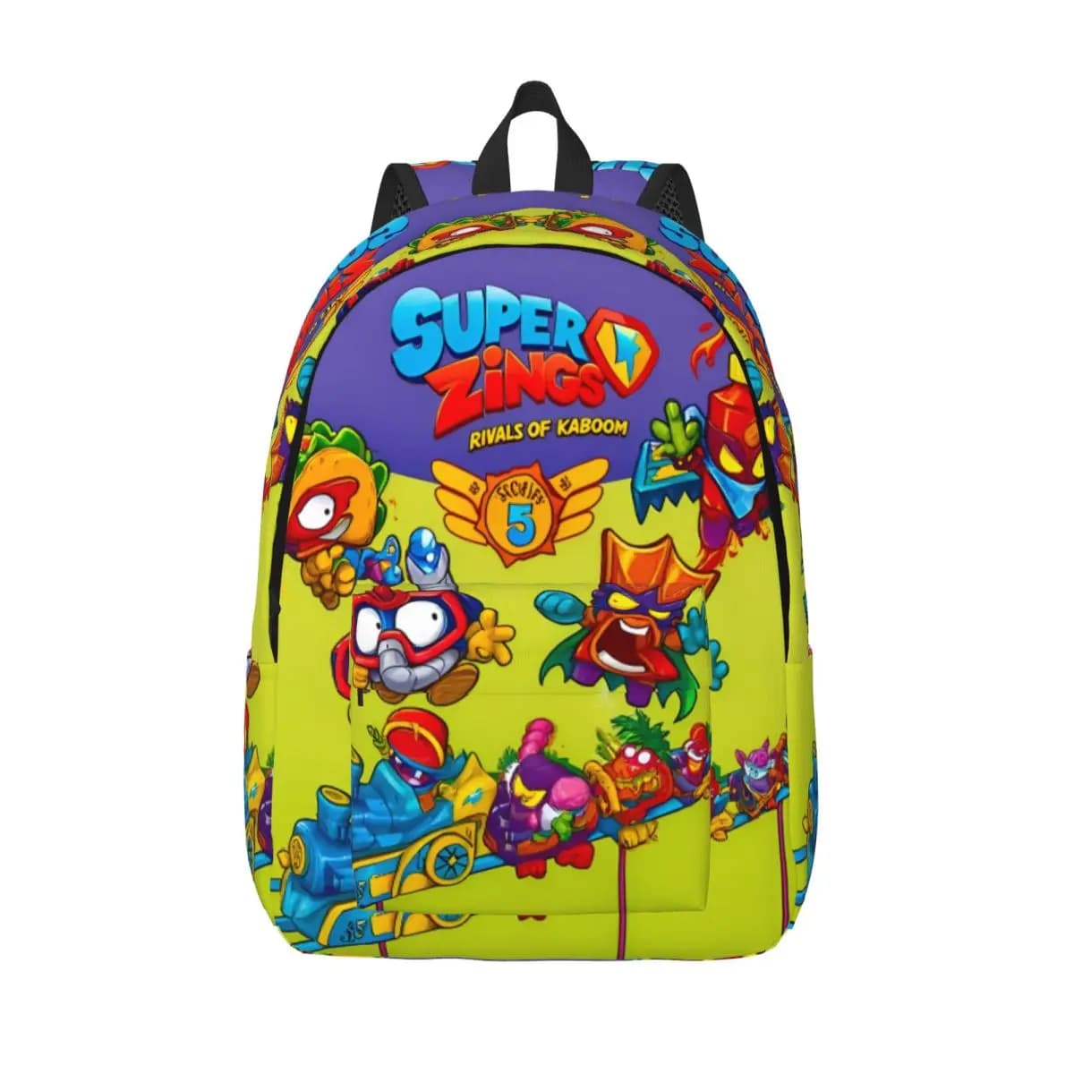 SuperThings Backpack for Men Women Teenage High School Business Daypack Super Zings Kindergarten Laptop Computer Canvas Bags