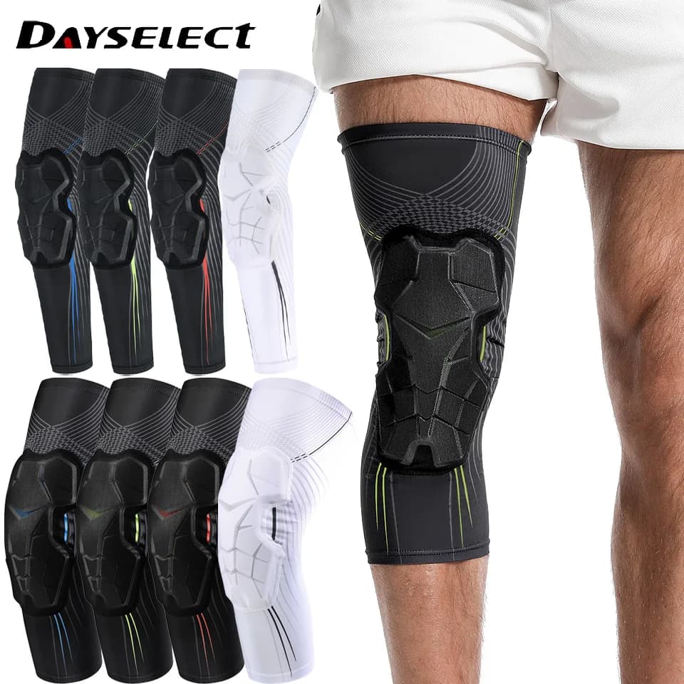 1 pz ginocchiere da basket compressione elastica pallavolo ginocchiera protezione Fitness Gear allenamento sportivo supporto per gomito bracciali