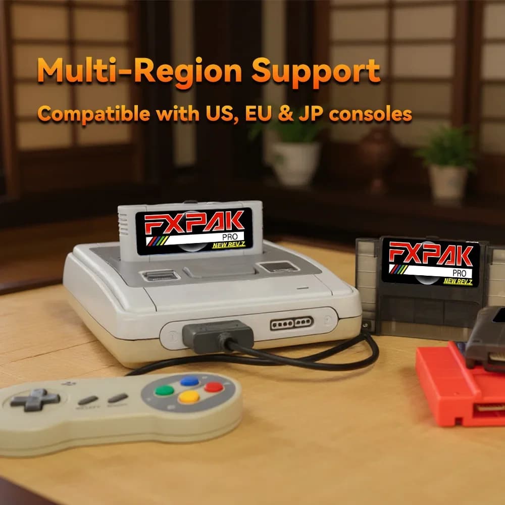 FXPAK Pro Rev.Z Version For SD2 Game 5000 in 1 For SNES Cartridge SA1 RPG Support for SFC JP/EU/US 16-bit Video Game Console