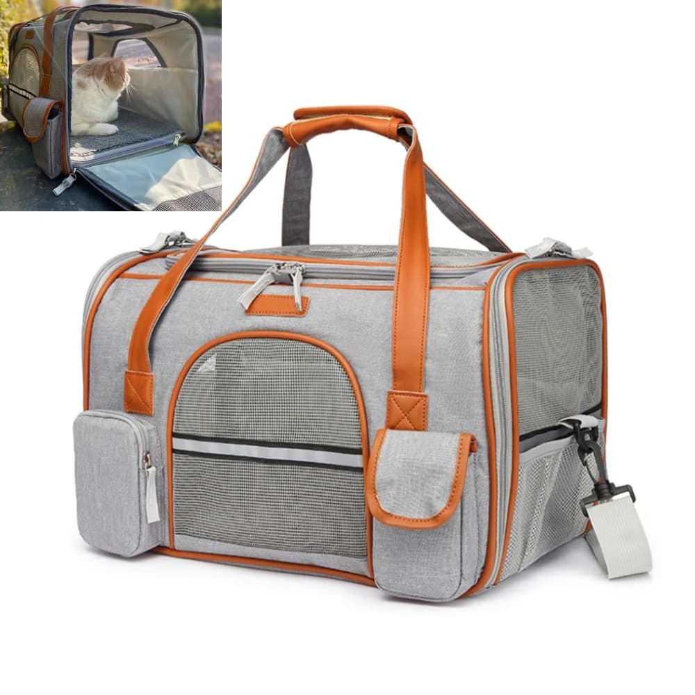 Borsa a tracolla per cani Zaino per animali domestici Borsa a tracolla Borsa a tracolla multiuso per animali domestici per gatti Cani Roba da viaggio per cani