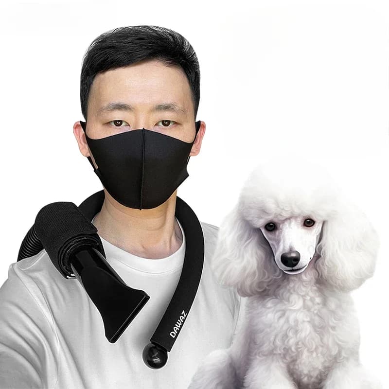 Bracket for hanging neck with hair clip for pets for toileting Anti-tort clavicle support Professional grooming tool
