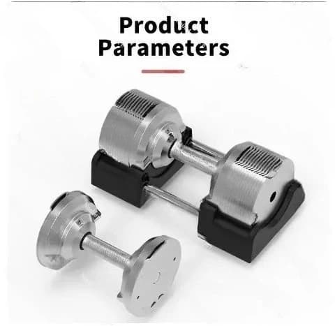 Patent Chrome Adjustable Dumbbell Set23.5KG/32.5KG/41.5KG Premium Smart Quick Lock Variable Dumbbell
