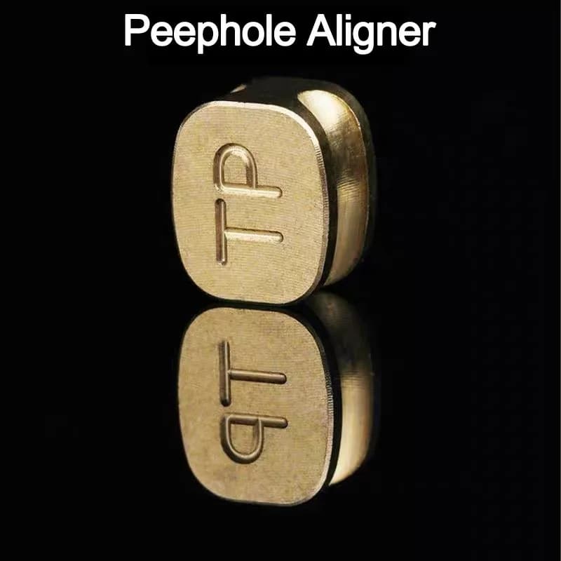 2 pezzi Tiro con l'arco Peep Arco Allineatore Peep Sight Composto BowString Sight Calibrazione ausiliaria Caccia Tiro Bersaglio Accessori