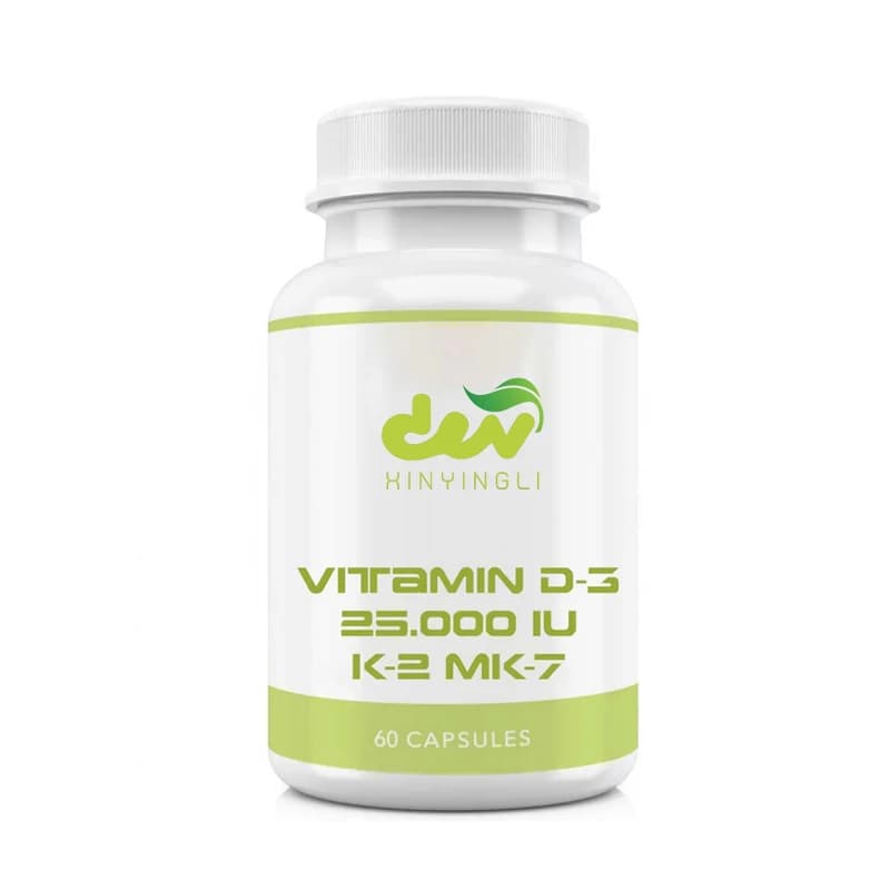 Vitamin D-3 25000 UI + K2 - D3 High Power Supplement with Vitamin K for Bone Support and Immunite System