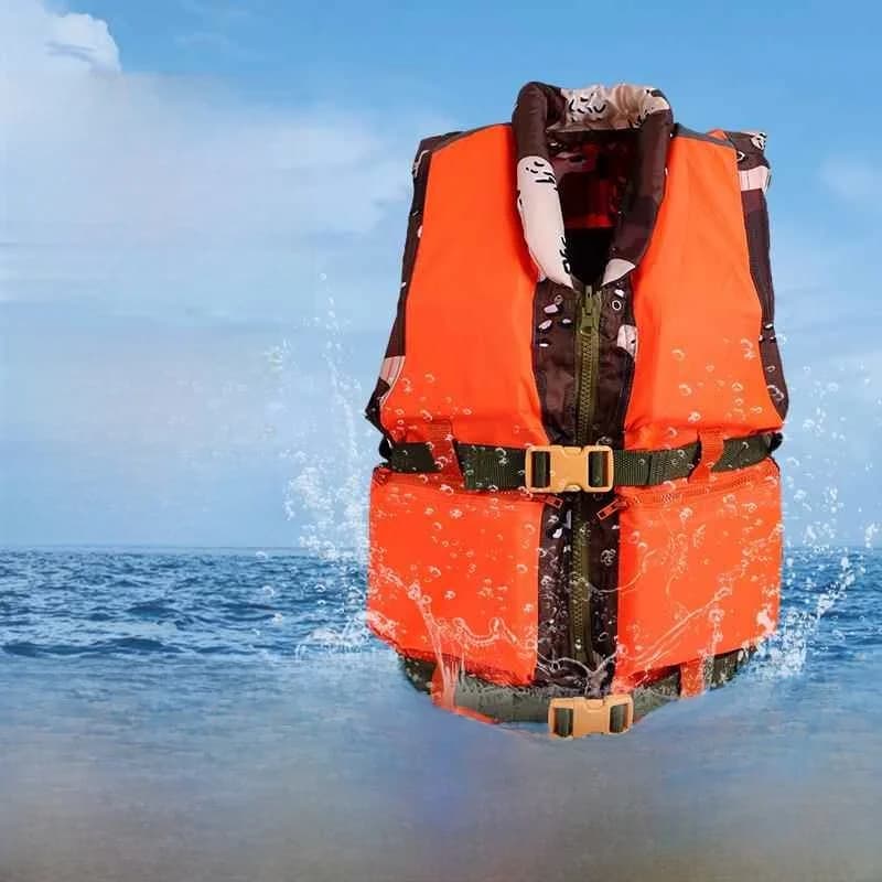 Giubbotto di Salvataggio per Adulti Rinforzato e Grande, per Nautica, Pesca e Salvataggio in caso di Annegamento, Stile 87, per Campeggio all'Aperto