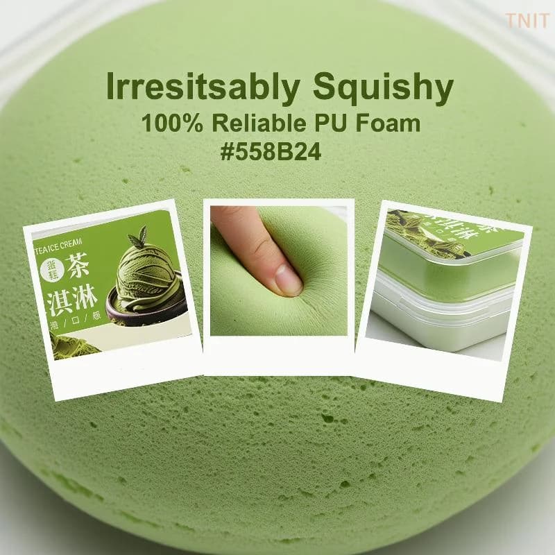 [J] 1Pcs Slow Rising Stress Relief Sensory Fidget Toy Simulated Ice Cream Cake Gifts For Kids Adults