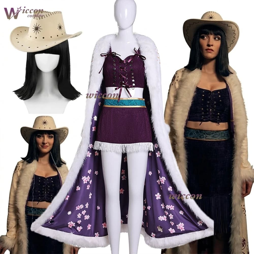Costume Cosplay Lera Aboa Stile Nico, Mantello e Gonna Robin, per Donna, Set Completo per Halloween e Cosplay TV
