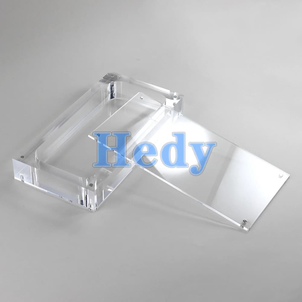 1 PC per Switch Lite Custodia per scatola di immagazzinaggio per console con copertura magnetica in acrilico trasparente trasparente