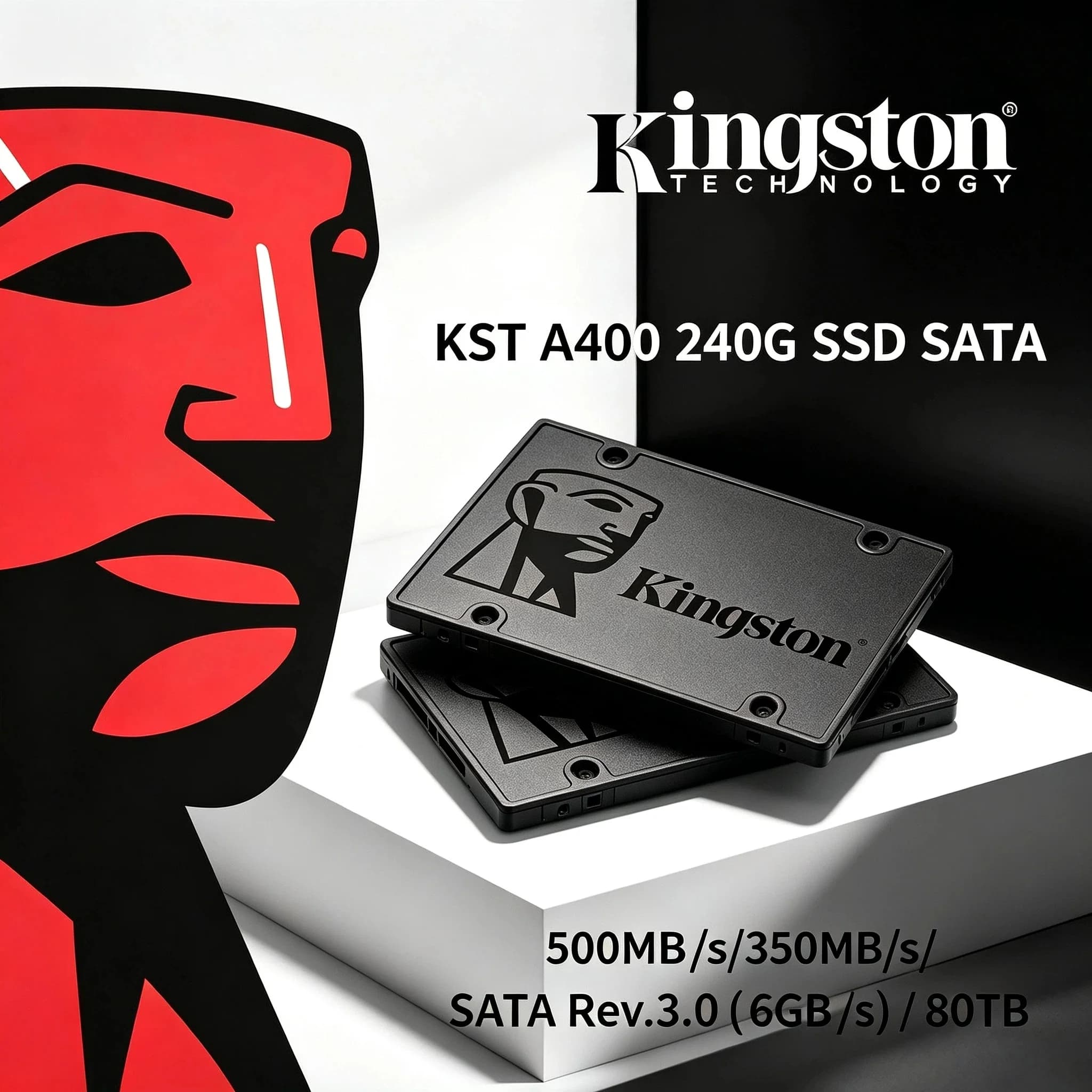 Kingston A400 2.5 Inch SSD 480GB 960GB 240GB 120GB SATA III Internal Solid State Drive for Laptop Desktop High Speed Max