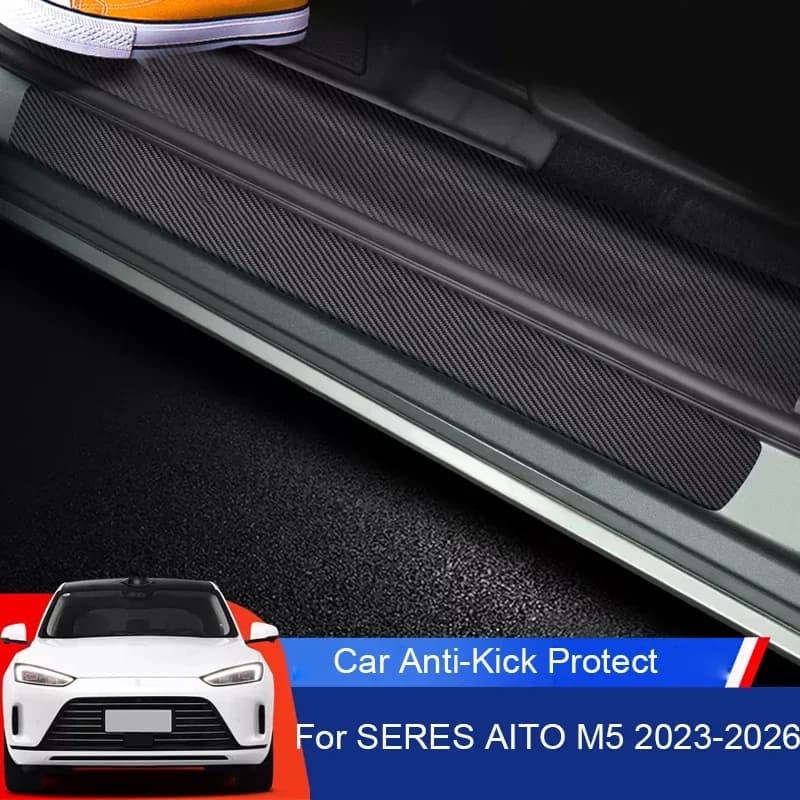 Car B-Pillar Anti-Calcio Protect Pad Auto Anti-Sporco Anti-Sporcock Resistant To Graffi Accessories For SERES AITO M5 2023-Present