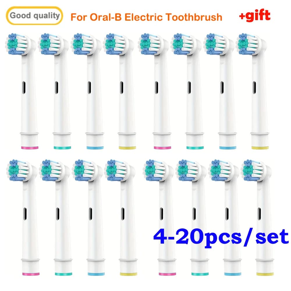 For Oral-B Dupont bristle heads for electric toothbrush whiten teeth cleaning daily care soft tooth function D100 D25 D30 4/8/16 pz