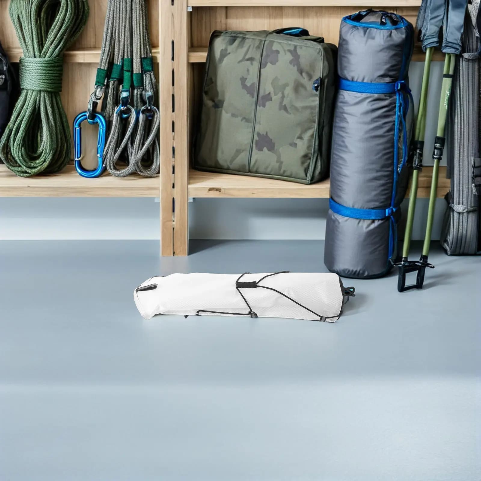 Waterproof Oxford Cloth Trekking Pole Bag Lightweight Portable Folding Hiking Poles Storage Bag for Backpacking Camping Travel