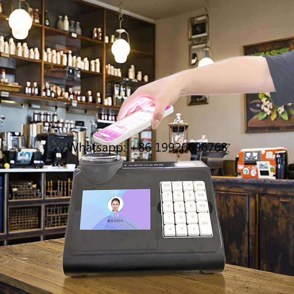 Dispositivo di Pagamento Smart per Campus Scolastici, Android 11, Doppio Schermo, Codice QR, NFC, Pagamento Mobile con Carta, Bluetooth 5.2, Wi-Fi 6