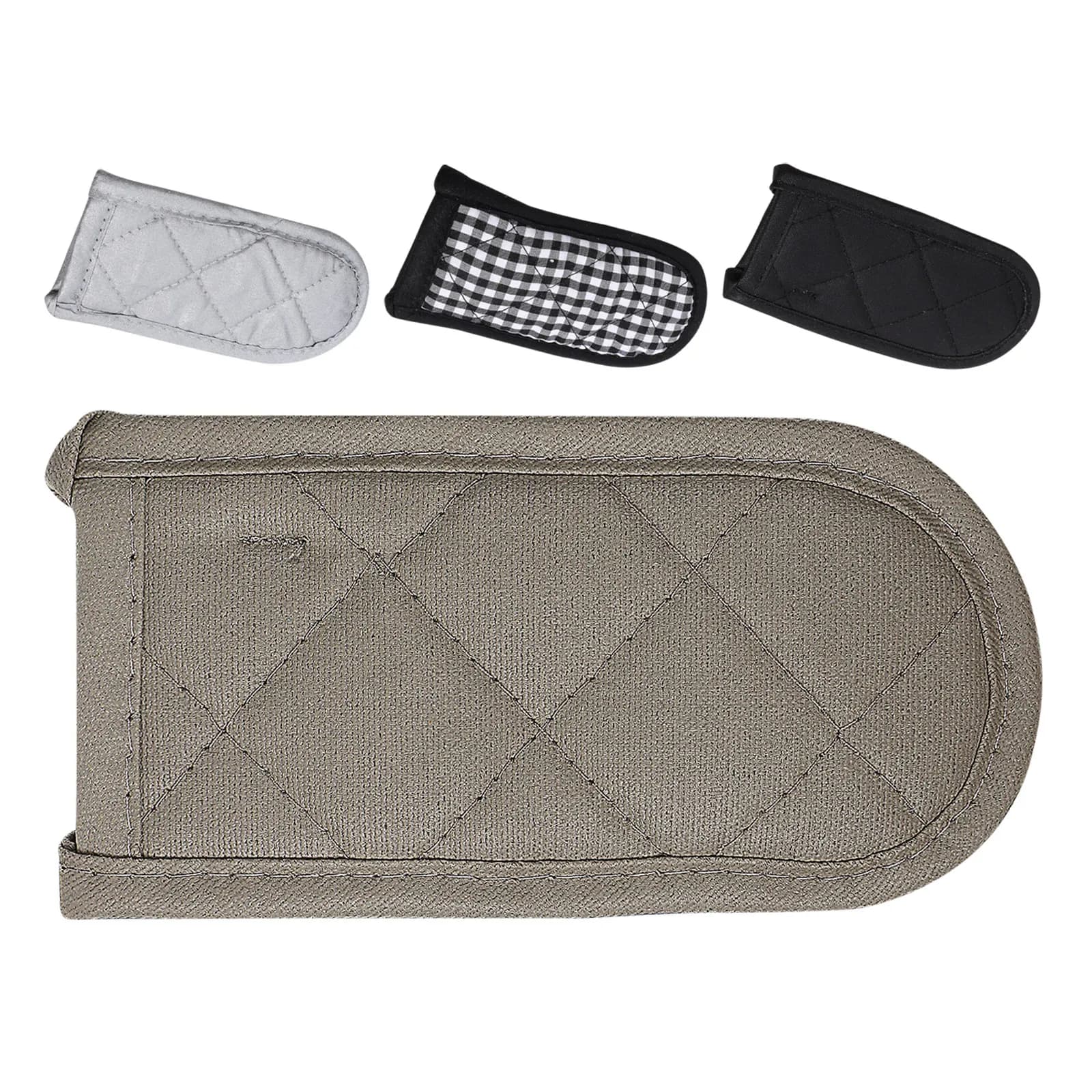 Set di 4 Copri Manici in Cotone Resistenti al Calore, Isolanti per Padelle, Wok, Pentole e Utensili da Cucina