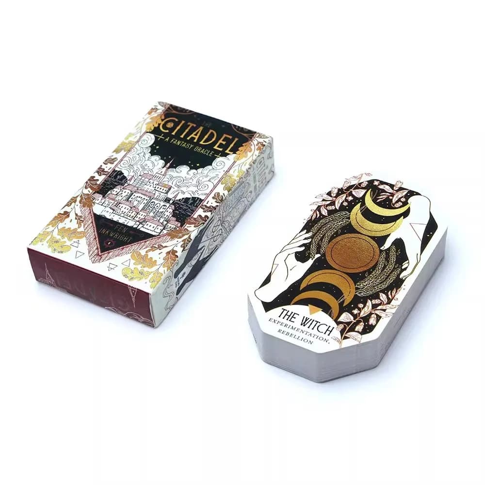 Mazzo Oracle Cittadana da 10,3 * 6 cm 60 carte Oracle Una combinazione davvero unica di storytelling e cartomancy