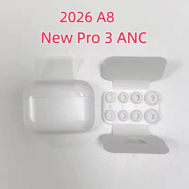 Auricolari Bluetooth Wireless A8 Pro 3 2026 con Cavo Tipo C e ANC Pro 2, Cuffie da Gaming con Cancellazione Attiva del Rumore e Funzione Vivavoce
