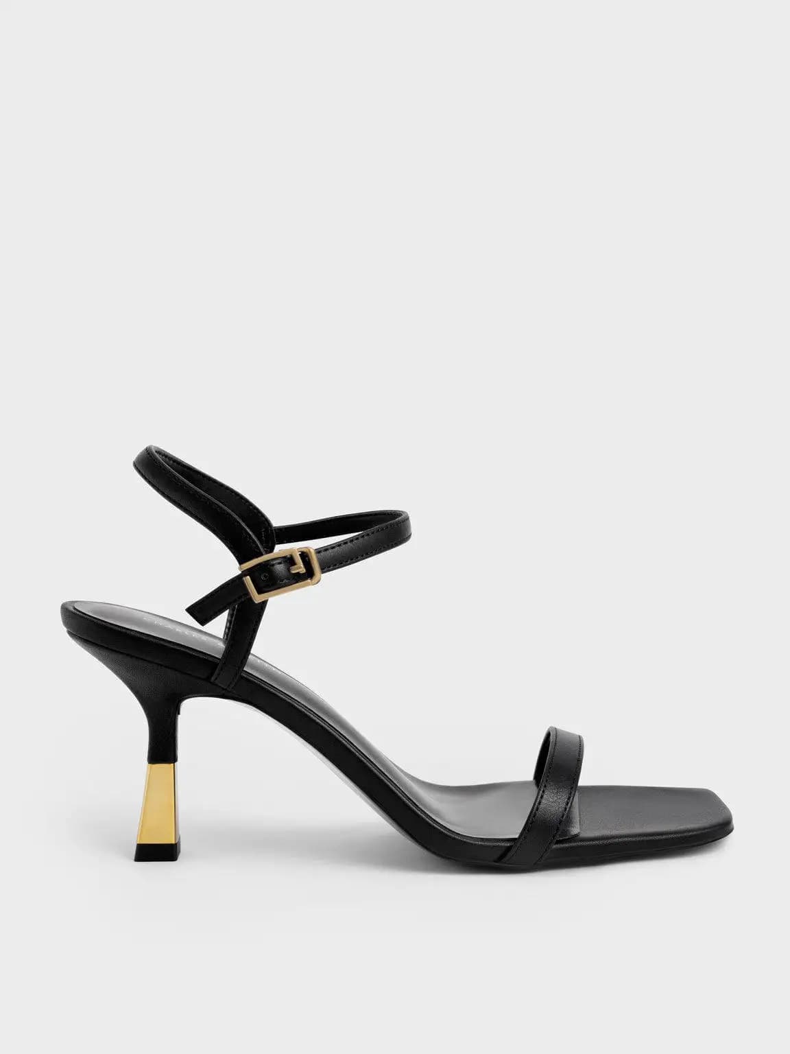 Sandali da Donna alla Moda con Cinturino alla Caviglia, Nuovo Design con Tacco in Metallo, Tacchi Alti Sexy con Punta Aperta, Sandali Casual da Donna