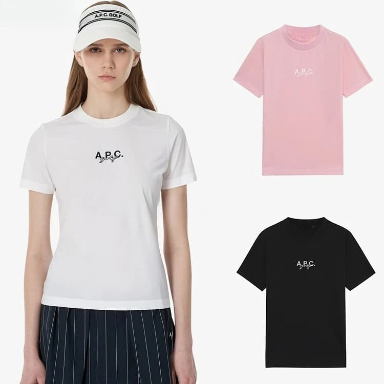 Golfing Shirt 2026 Model Both Men's and Women's Summer Simple Letter-style Soft and Versatile Short-sleeved Top