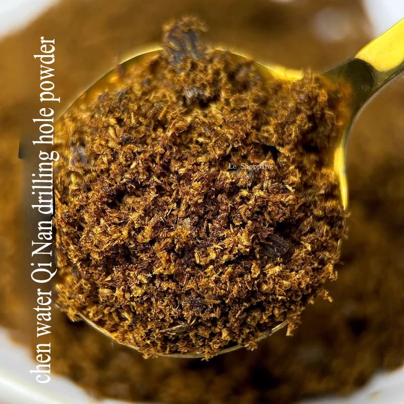 Chen Water Qi Nan Foro di perforazione in polvere/Legno di agar naturale che produce sacchetto di incenso Materiale Incensiere per purificare l'aria calma la mente