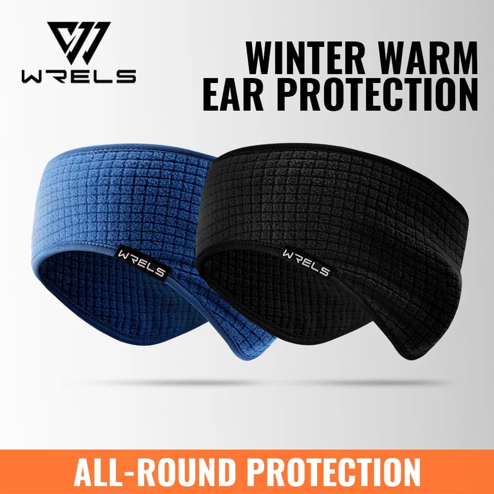 WRELS Warm Winter Earrings Fleece band Running band Cycling Thermal Headphones Hiking Skiing Moisture absorption Sports band