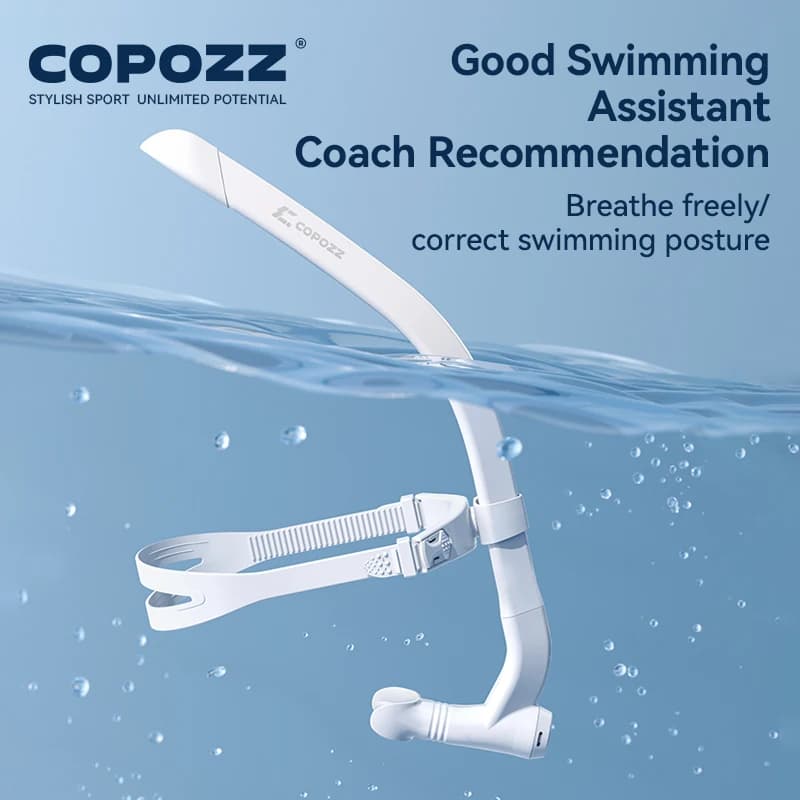 COPOZZ Professional Breathing Tube Nuoto Snorkeling Silicone Food Silicone Bushing Easy Breathing Equipment Fully Dry Diving Equipment