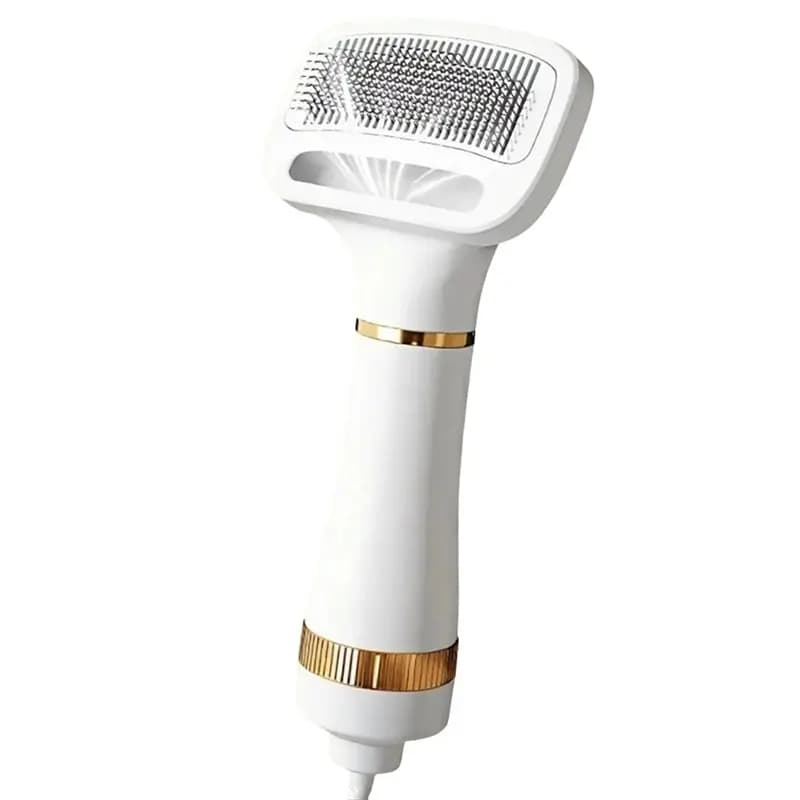 ABGH-Dryer Hair dryer for Domestic Animals with Heating, Hair dryer and Pettine 2-in-1 for Small and Medium Dogs Size, Fast Drying, Plug USA
