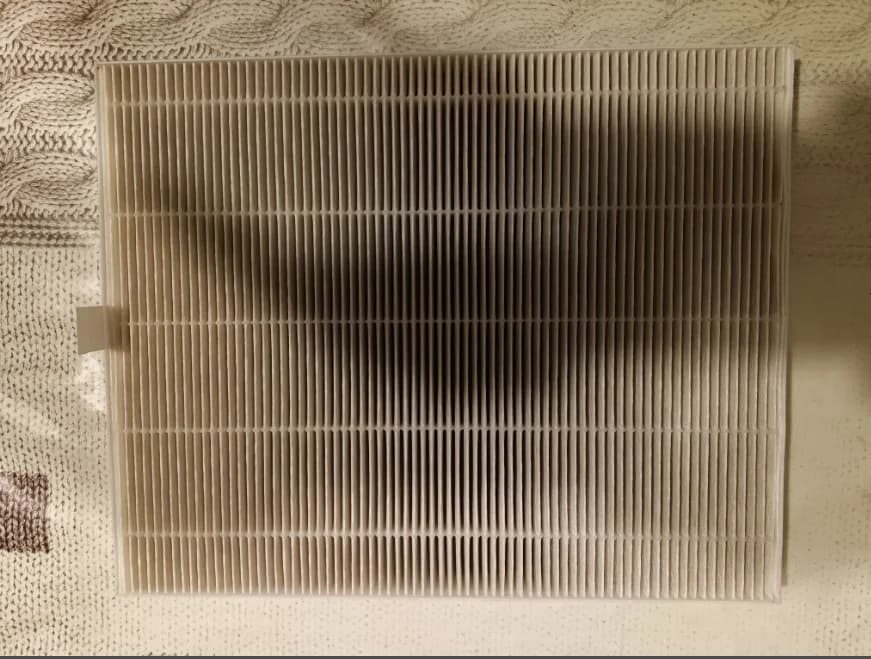 Filtro Hepa su Misura 308*247*30mm con Telaio in Tessuto Bianco per Ruhens WHA-500