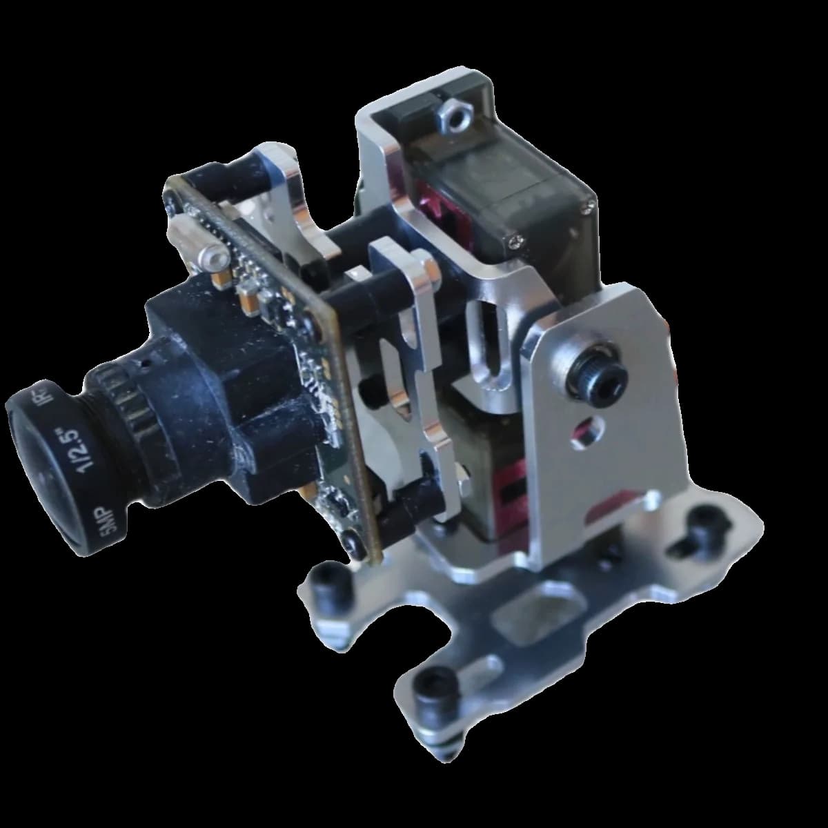 DC 4.8-5V Dual Servo Gimbal Bracket 29x29mm Camera Pan/Tilt Stand with 2PCS 9G Steering Gear for RC FPV Drone Head Tracker