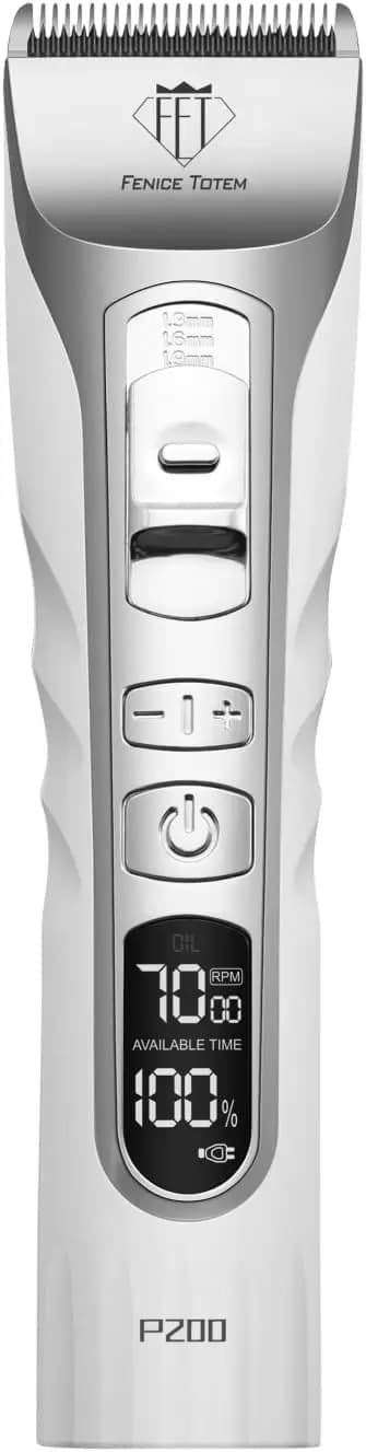 Tosatrice Elettrica per Animali Domestici con Batteria da 5000mAh, Display LCD, Ricarica Type-C, Funzionamento Silenzioso