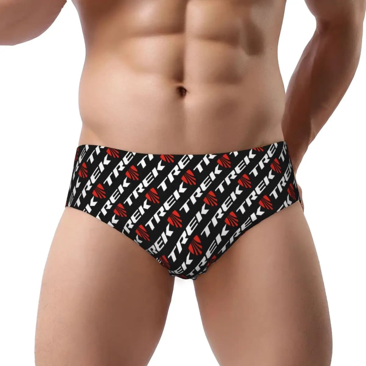 Biancheria intima elasticizzata traspirante da donna con logo bici Treks personalizzato