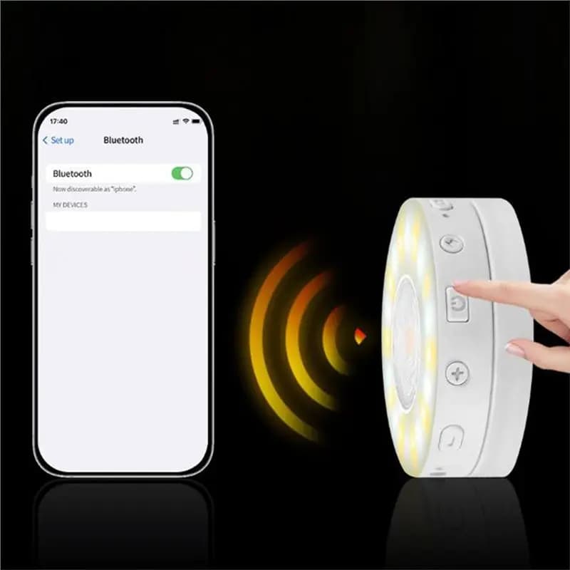 Rechargeable Selfie Light-Portable Magnetic Clip-On LED, Adjustable Brightness Pocket-Sized Design, Phone Ring Light