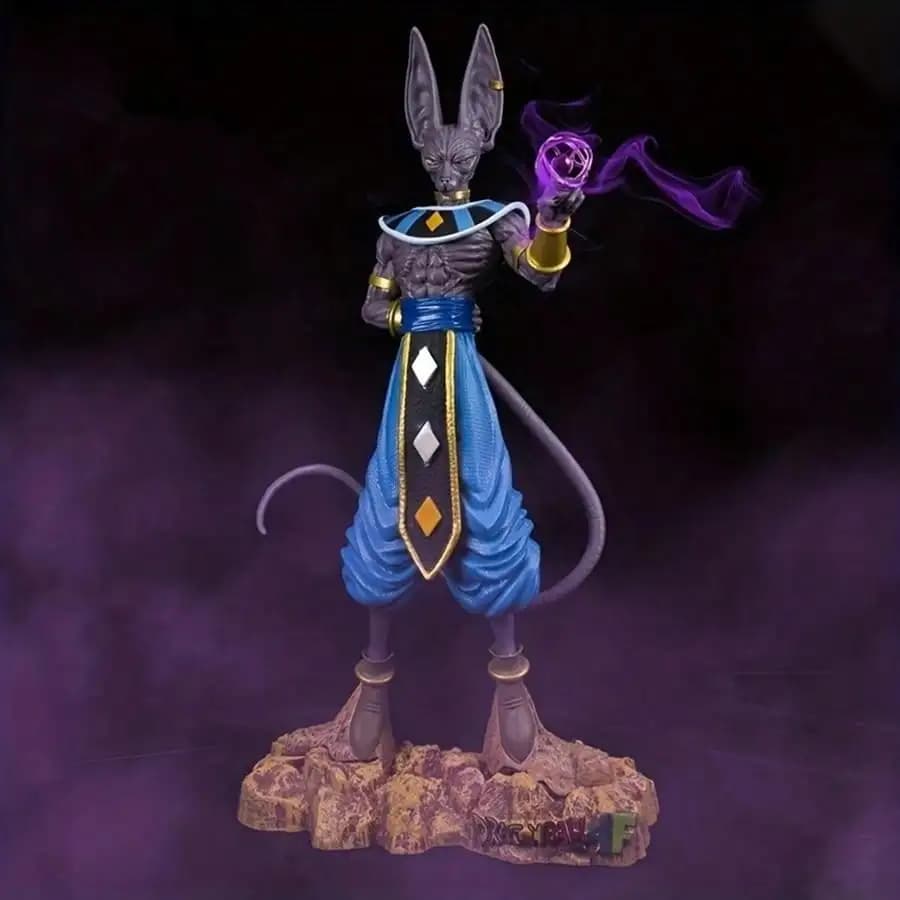 Figura Anime Dragon Ball Z Beerus Super Dio della Distruzione, Action Figure da Collezione, Modellino Giocattolo