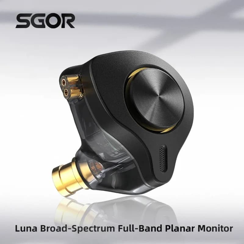 SGOR Luna 13.5MM Driver planare HiFi in-ear Auricolare cablato Musica IEM Bass Monitor Auricolari DJ Auricolare Tipo C USB C con 0.78 2PIN