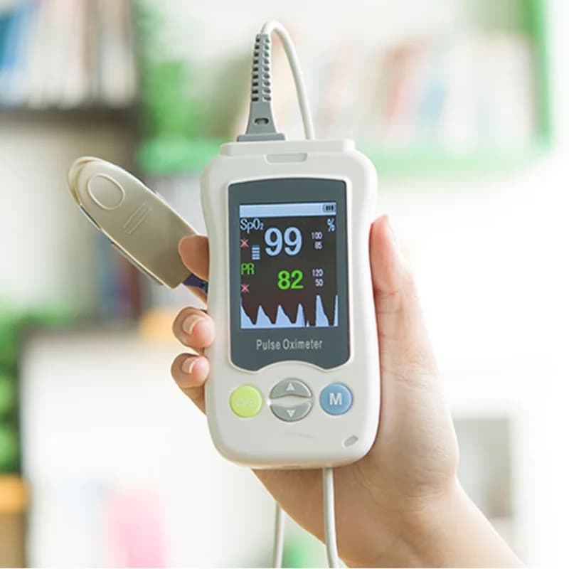 New Adult Pulse Oximetern Spo2 Monitor Rechargeable Home Oximeters Handheld Saturimetro Oxygen Saturation Pulse Oximeters