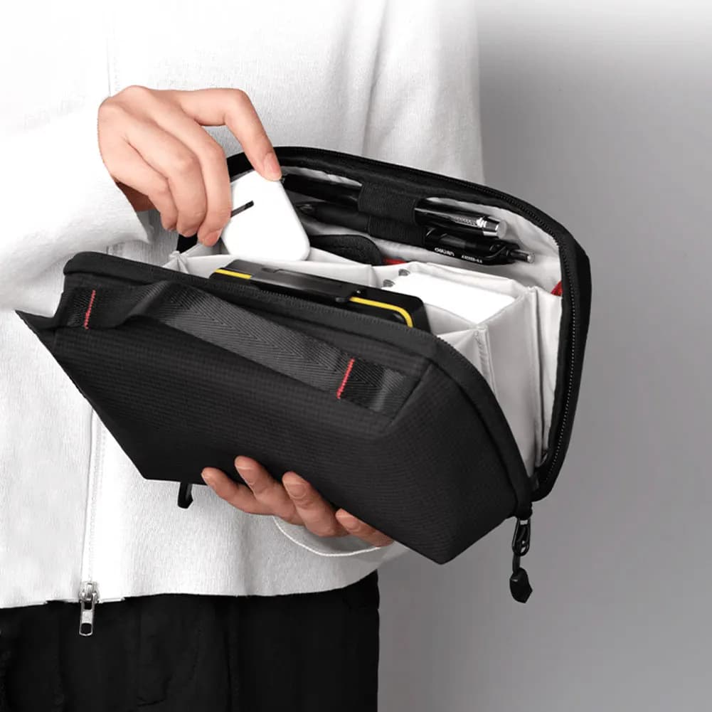 Electronic Organizer Travel Case Portable Water Resistant Cable Organizer Case Power Bank Charger