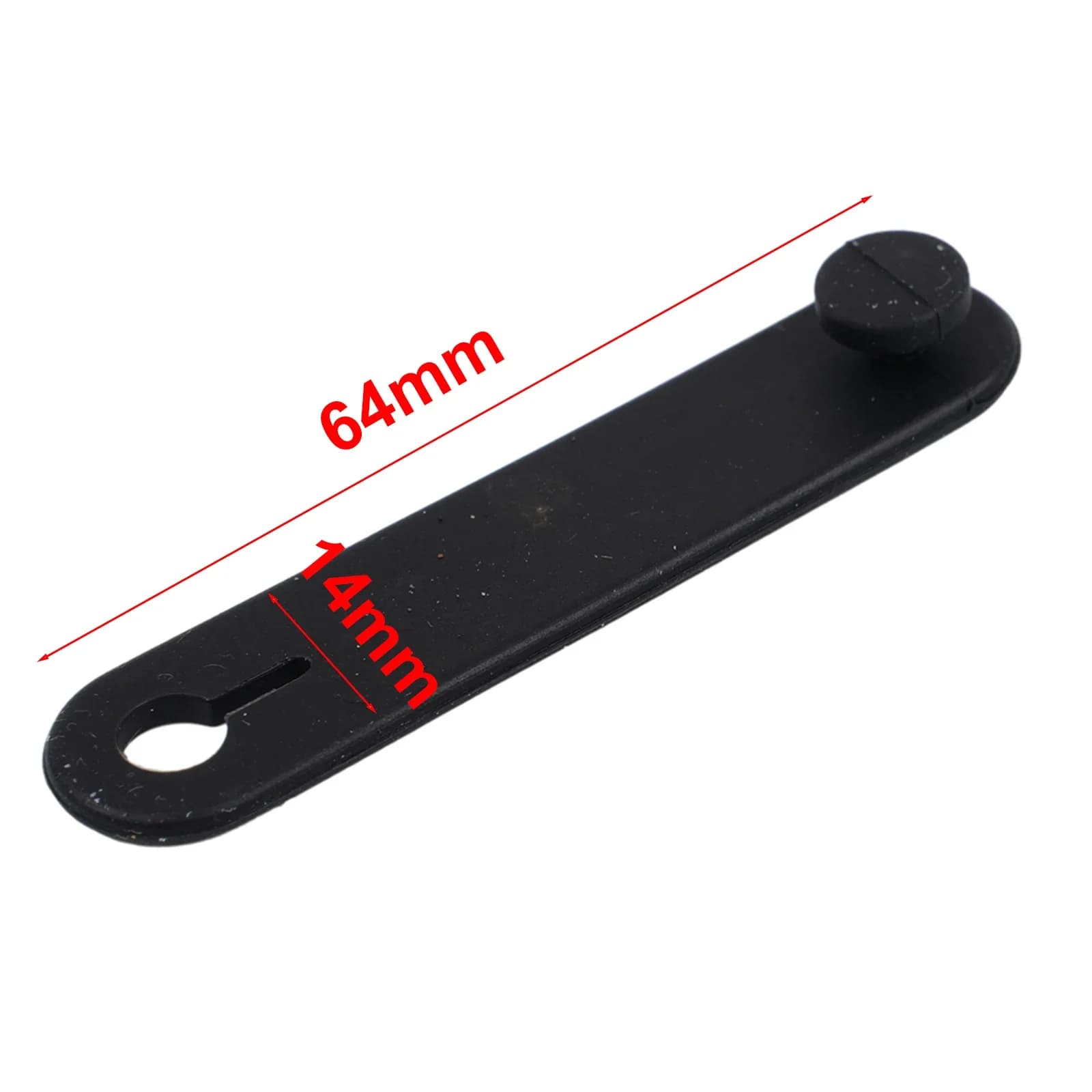 Gomma nuovissimi accessori moto Fascetta di fissaggio in gomma Fascetta di cablaggio Cavi di cablaggio Fissaggio in gomma 64x14mm 6 pz/set