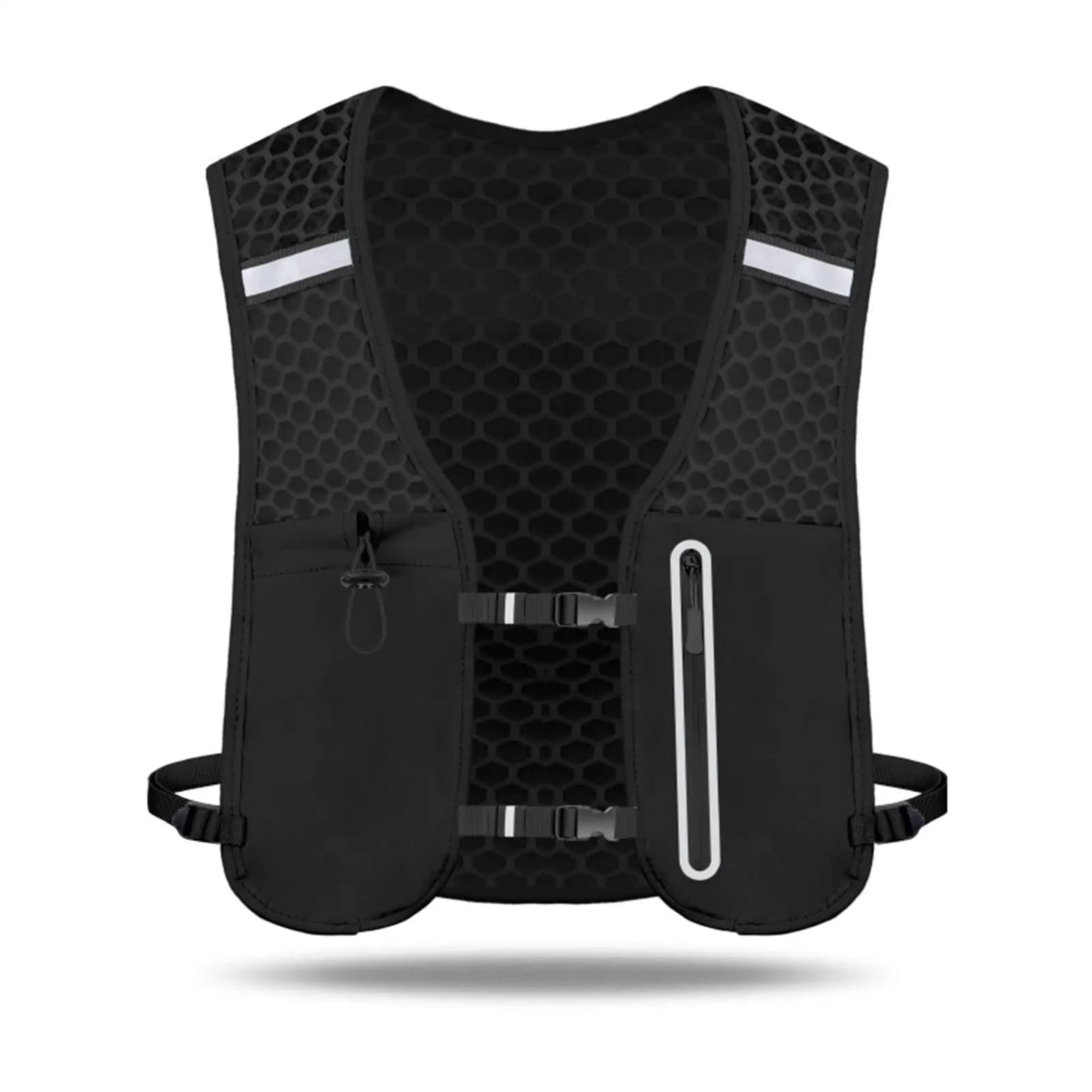 Breathable Hydrating vest, Unisex Light Backpack with Multiple Pockets for Camping, Hiking, Jogging