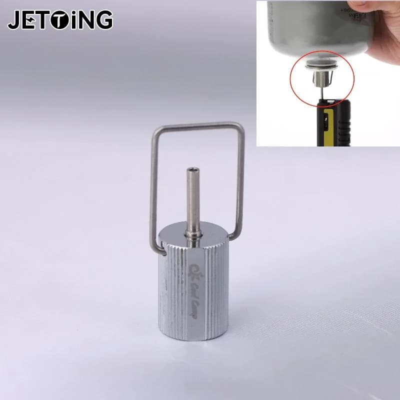 1pc giunto di conversione del gas adattatore per fornello da campeggio adattatore di riempimento per campeggio esterno lanterna a gas serbatoio adattatore di riempimento in rame per gas butano
