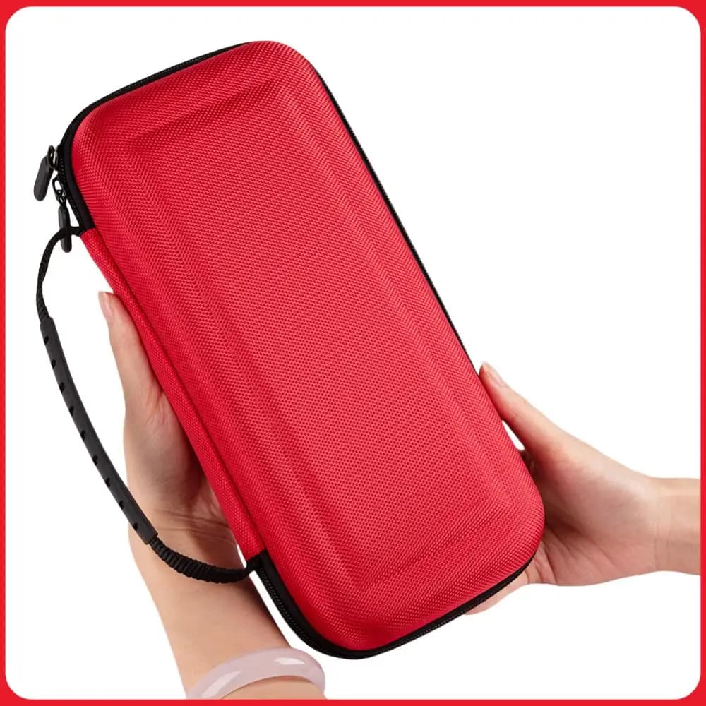 Custodia da trasporto in EVA per Switch 2 con slot per schede di gioco, borsa a tracolla con cerniera per console da gioco portatile Switch 2