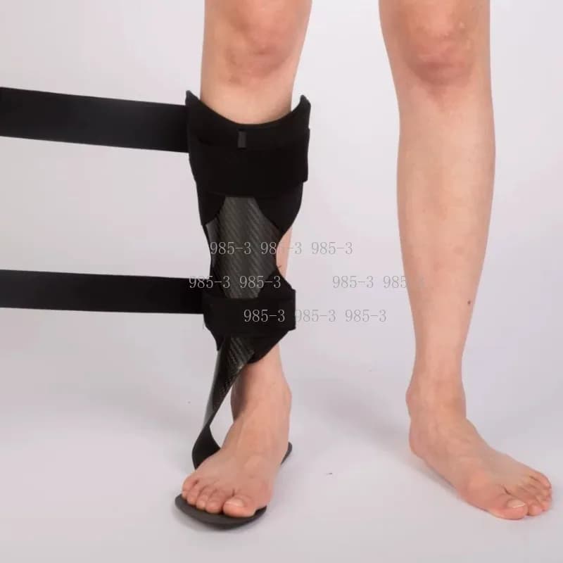 Supporto Ortopedico per Caviglia e Piede in Alluminio e Fibra di Carbonio, Tendina di Fissaggio per Piede Cadente, per Uomini e Donne