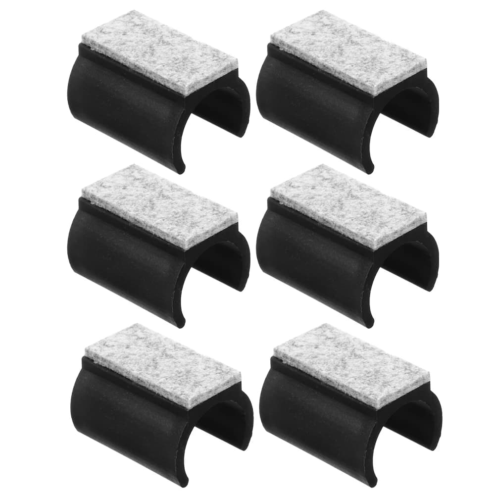 6 pezzi Foot Pad sedia a dondolo feltro mobili Pad per pavimenti in legno pavimenti piedi gambe protezioni a slitta su