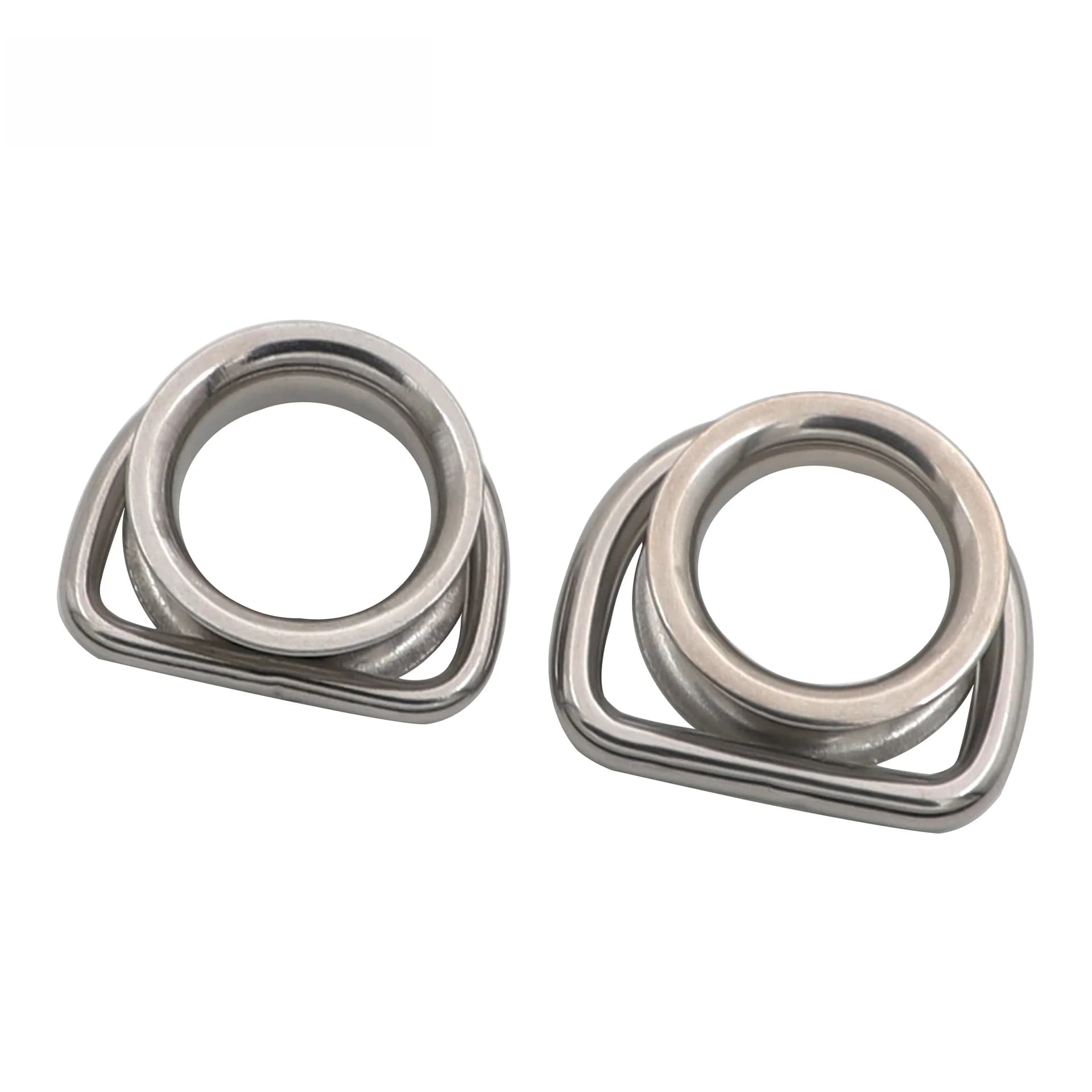 316 Stainless Steel D Ring Thimble For Shade Sail Marine Rigging Wire Rope
