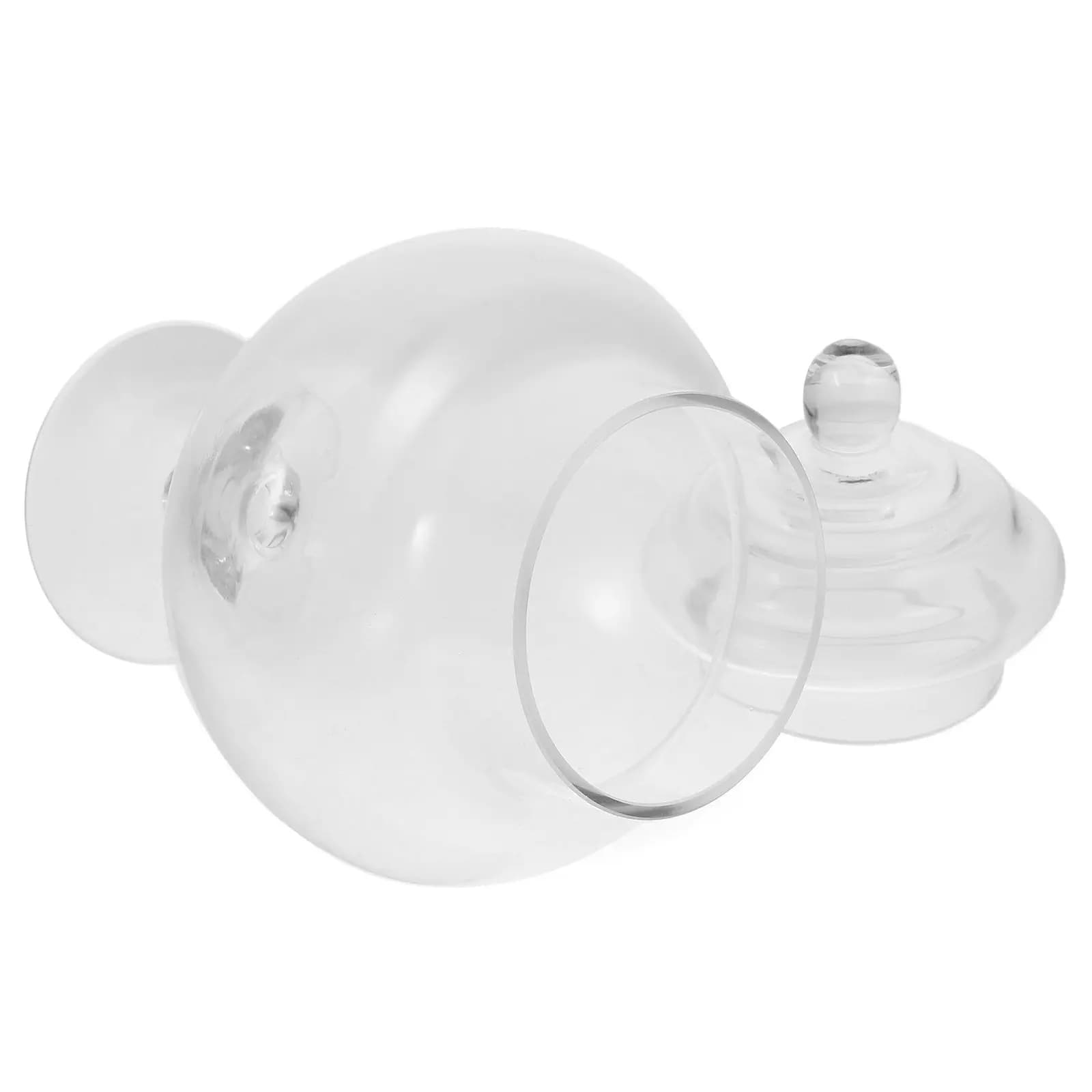 Clear Candy Canister Marshmallow Sweets Container Dried Fruit Jar Party Favor Holder Gift Packaging Party Favor Canister
